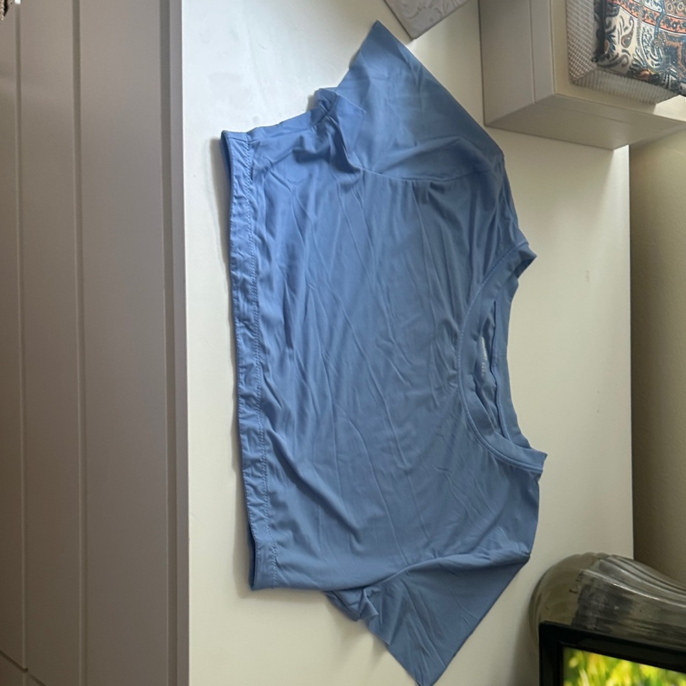 Light Blue Short Sleeve Top